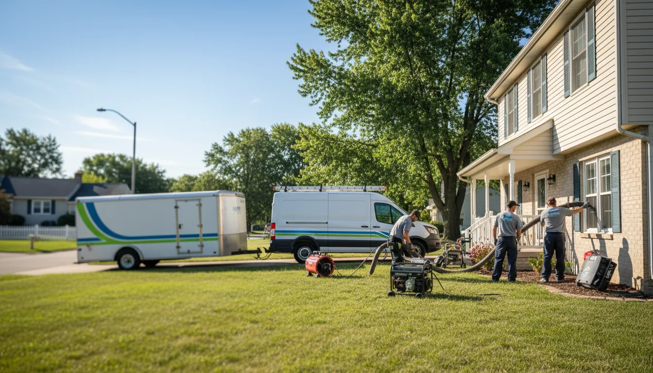 Flooded Basement Restoration And Cleanup With Repair in Glen Carbon, IL near me